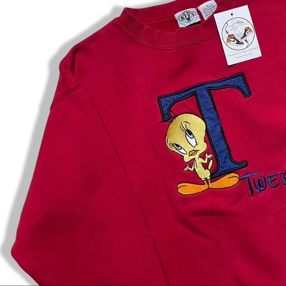 1997 LOONEY TUNES WARNER BROS CREWNECK - Picture 3 of 3